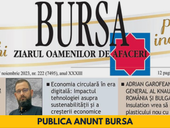 anunturi ziarul bursa